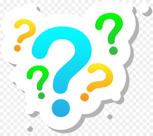 Знак вопроса в облаке