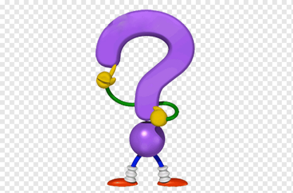 Знак вопроса на прозрачном фоне для детей