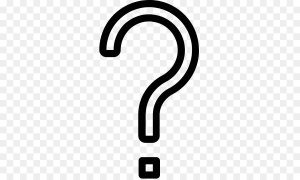 Знак вопроса контур