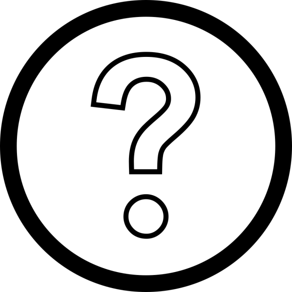 Знак вопроса в круге