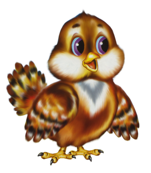 Воробушки мультяшные