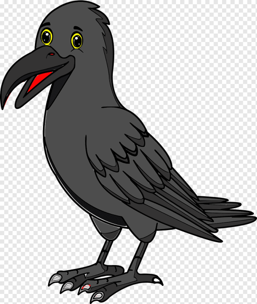 Ворон мультяшный