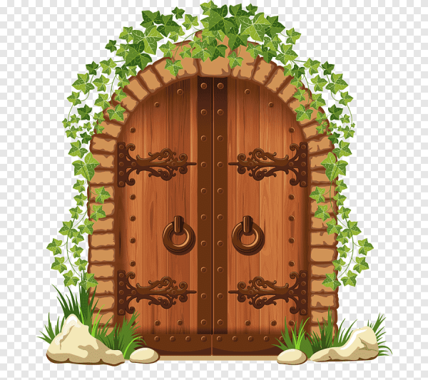 Сказочная дверь с замком для детей