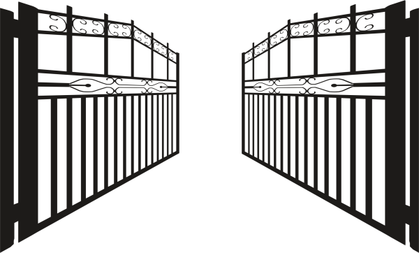 Векторное изображение забора
