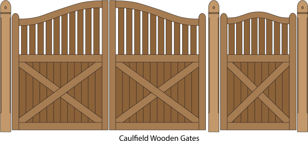 Деревянные ворота на прозрачном фоне