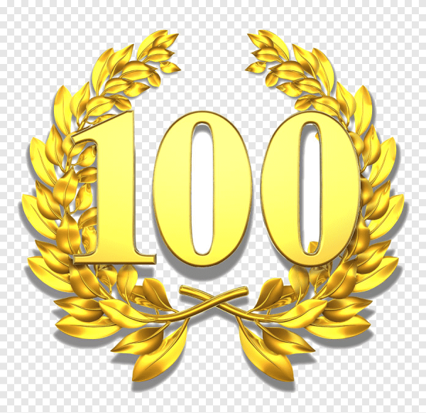 Красивая цифра 100