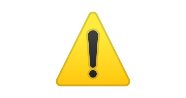 Знак предупреждения желтый