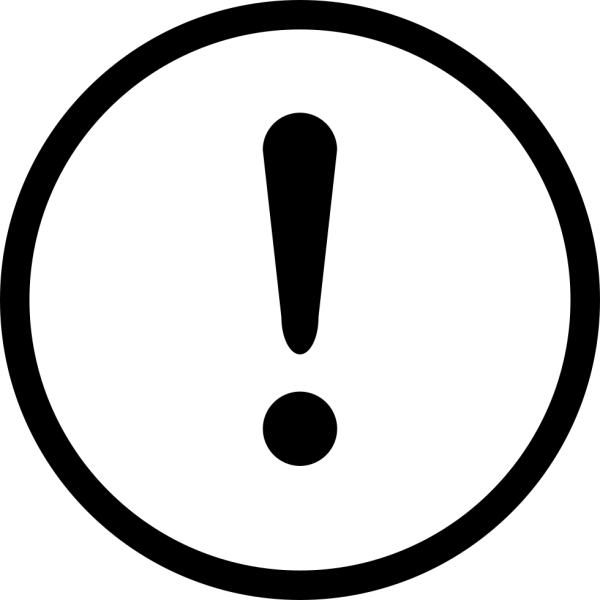 Пиктограмма внимание