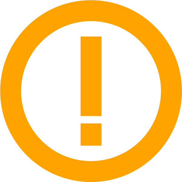 Иконка восклицательный знак