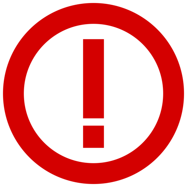 Красный знак