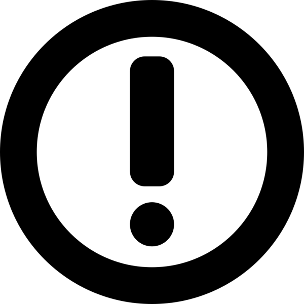 Восклиательныйзнак в круге