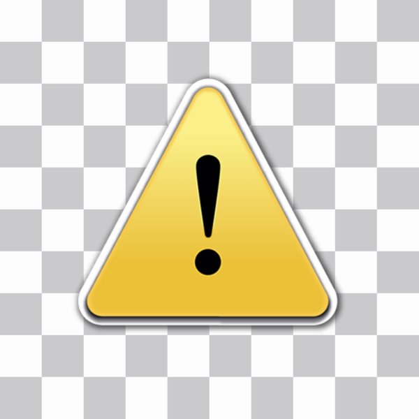 Жёлтый треугольник с восклицательным