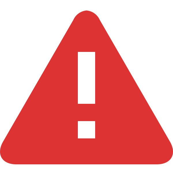 Восклицательный знак в треугольнике