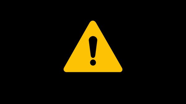 Желтый треугольник с восклицательным знаком
