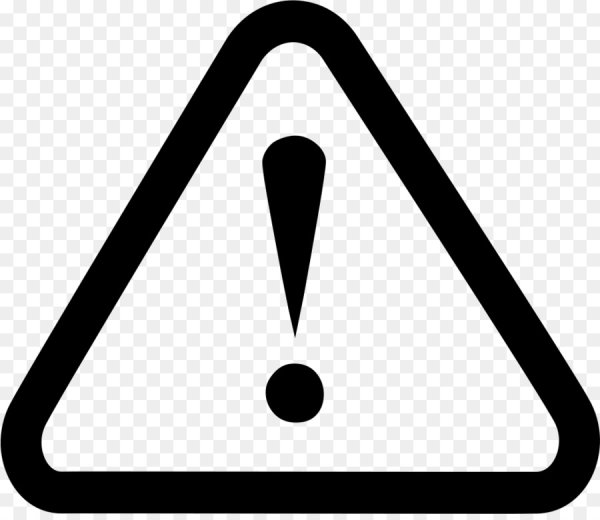 Знак треугольник с восклицательным знаком