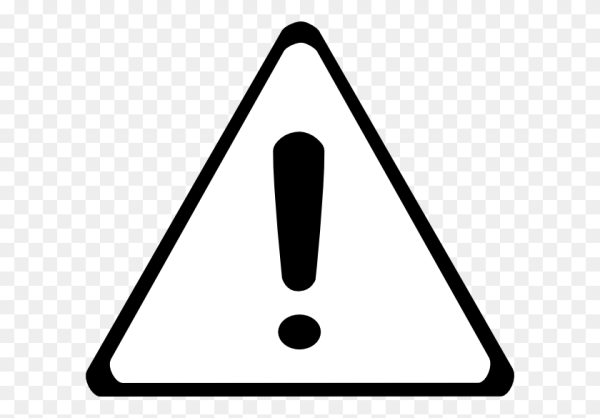 Знак внимание в треугольнике