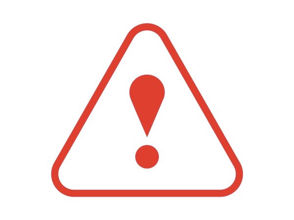 Восклицательный знак в треугольнике