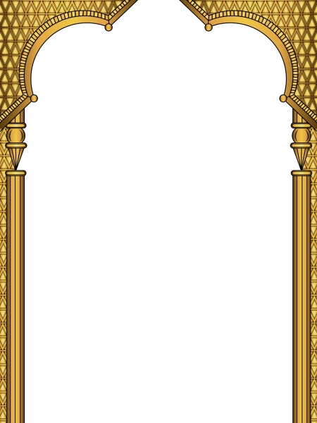 Золотой узор арка