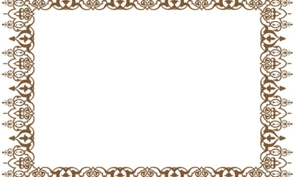 Рамка в Восточном стиле
