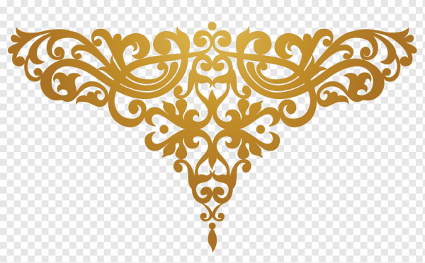 Восточный орнамент на прозрачном фоне