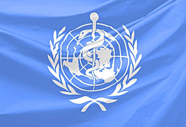 Флаг всемирной организации здравоохранения