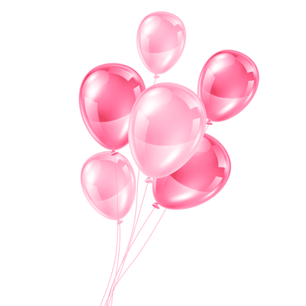 Шарики на прозрачном фоне