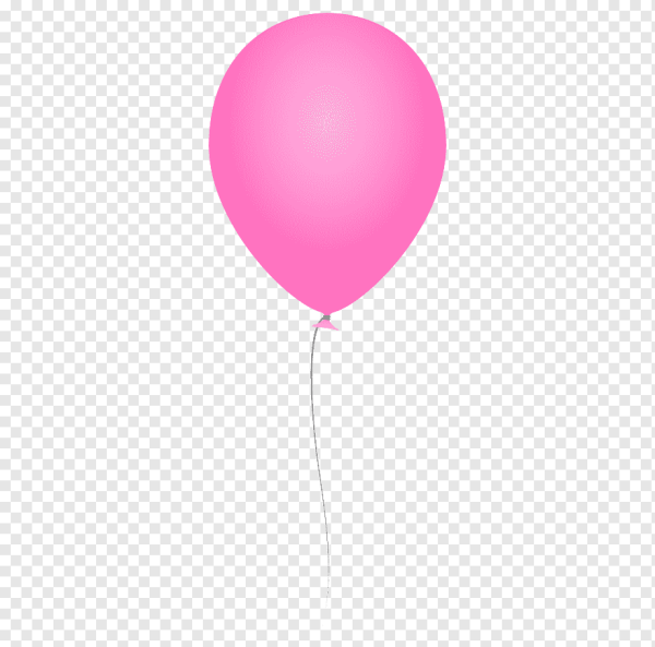Розовые шарики воздушные
