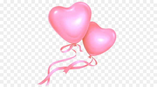 Воздушные шарики на прозрачном фоне