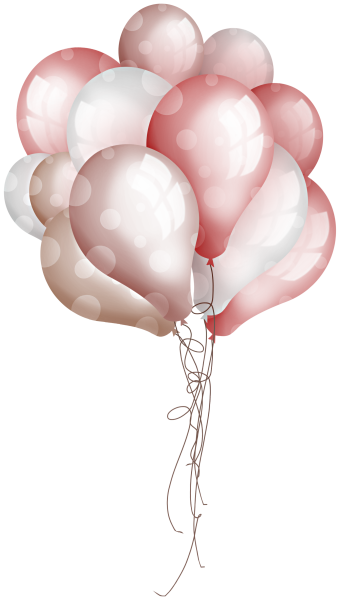 Воздушные шары светло розовый