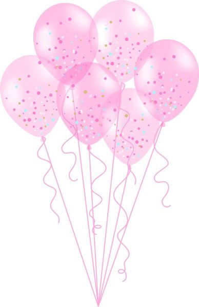 Розовые шарики