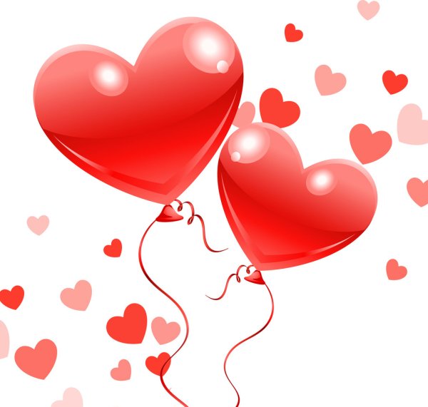 Шарики сердечки