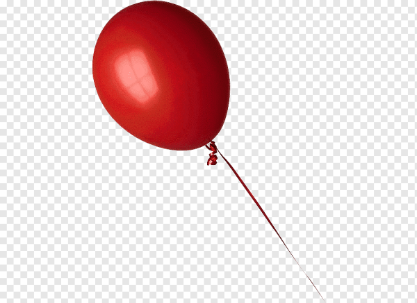 Воздушный шарик на веревочке