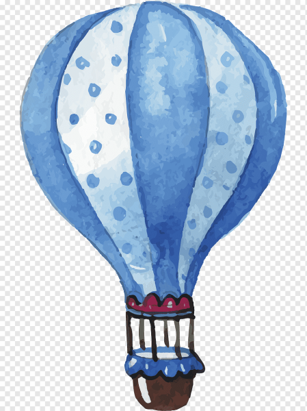 Воздушный шар на белом фоне