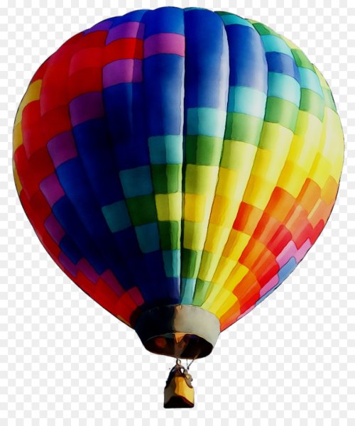 Воздушный шар на белом фоне