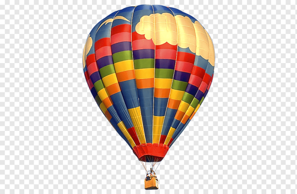 Воздушный шар на белом фоне