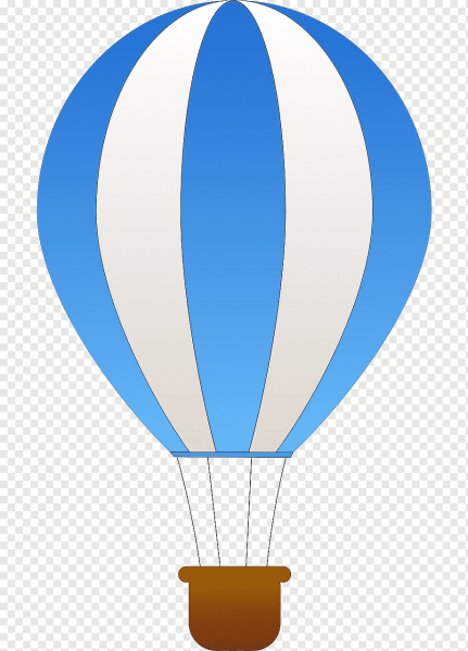 Воздушный шар на белом фоне