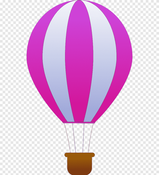 Воздушный шар на белом фоне