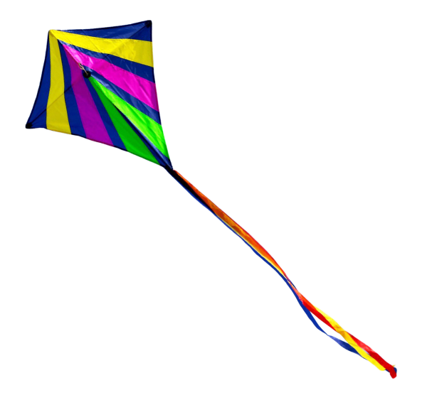 Воздушный змей на прозрачном фоне