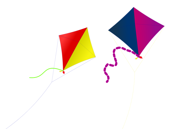 Воздушный змей без фона