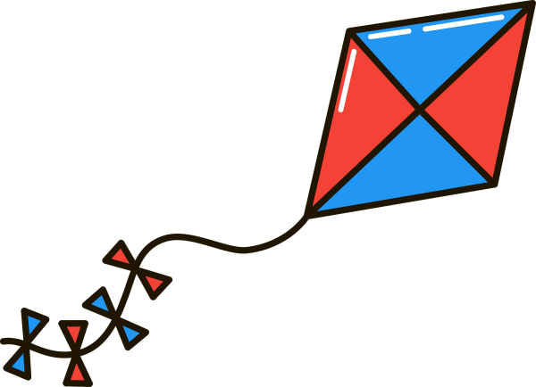 Воздушный змей клипарт