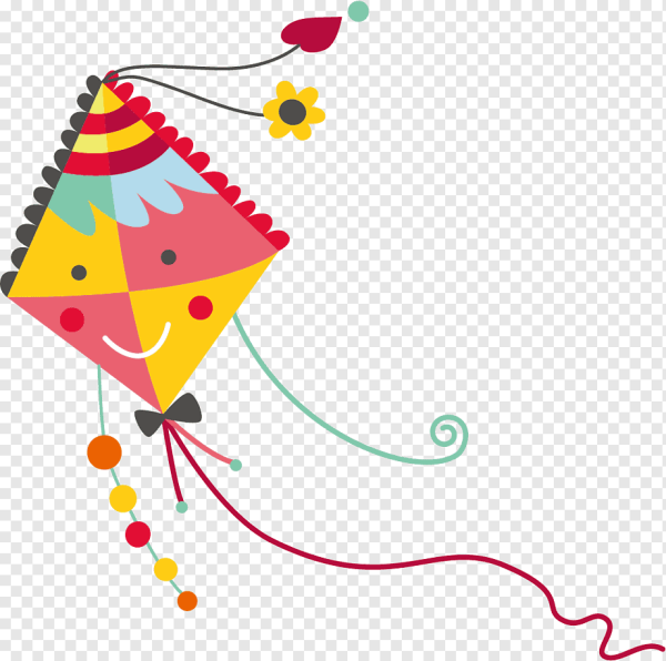 Воздушный змей мультяшный