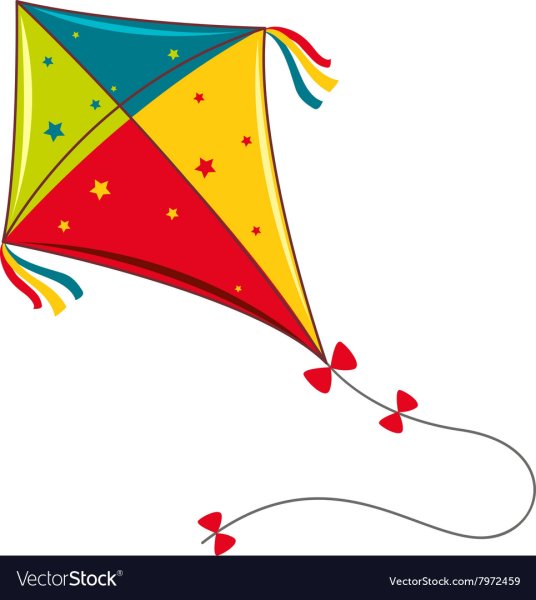 Воздушный змей вектор