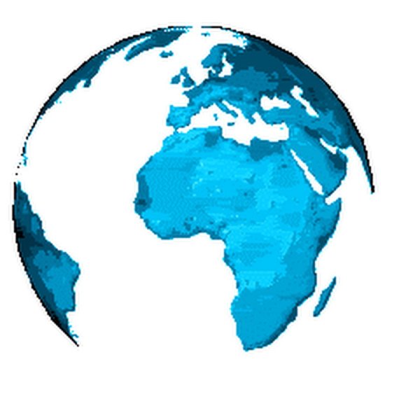 Вращающийся земной шар