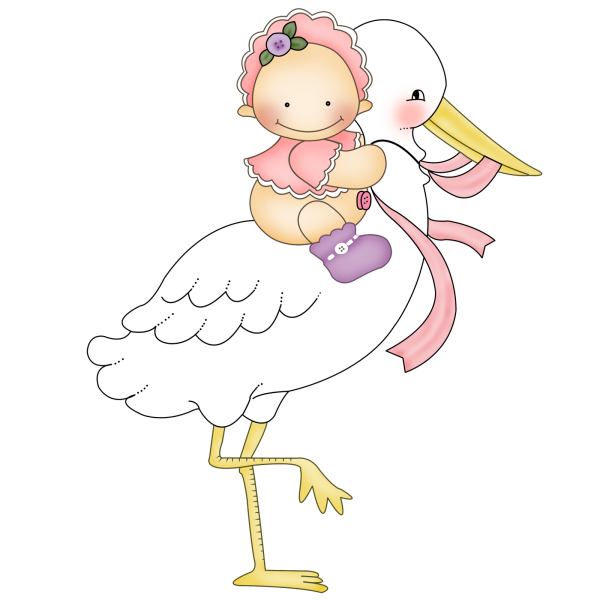 Иллюстрации для новорожденных девочек