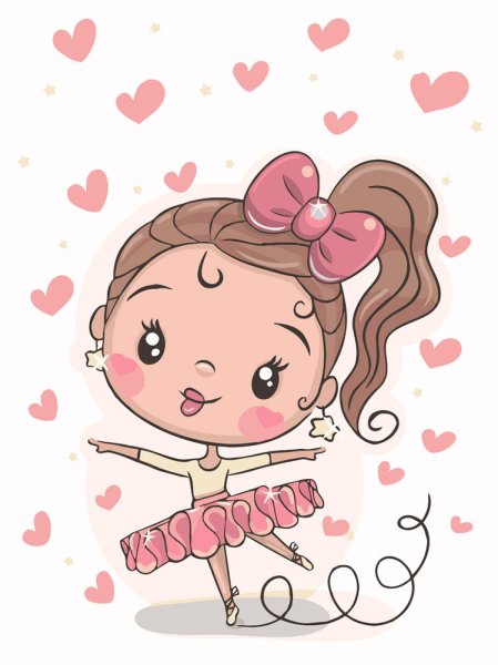 Мультяшные тортики для девочек