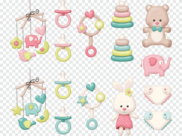 Векторные детские игрушки