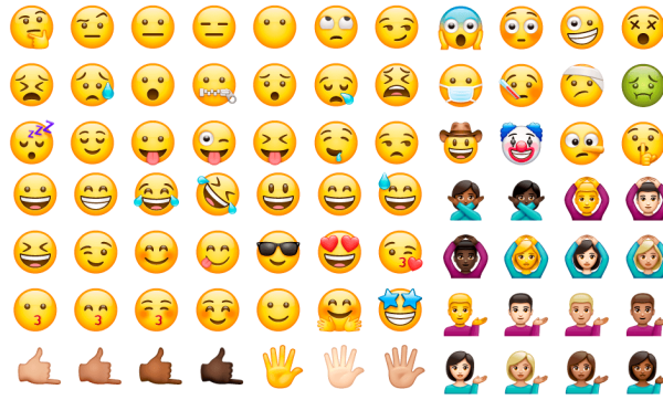 Набор смайликов из ватсапа