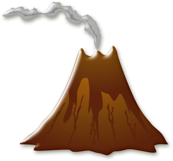 Мультяшные вулканы