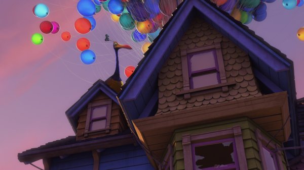 Мультфильм про дом на воздушных шарах