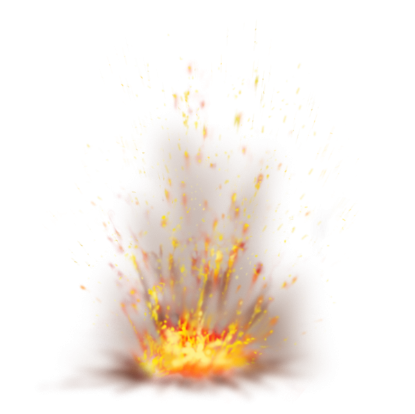 Эффект искр на прозрачном фоне